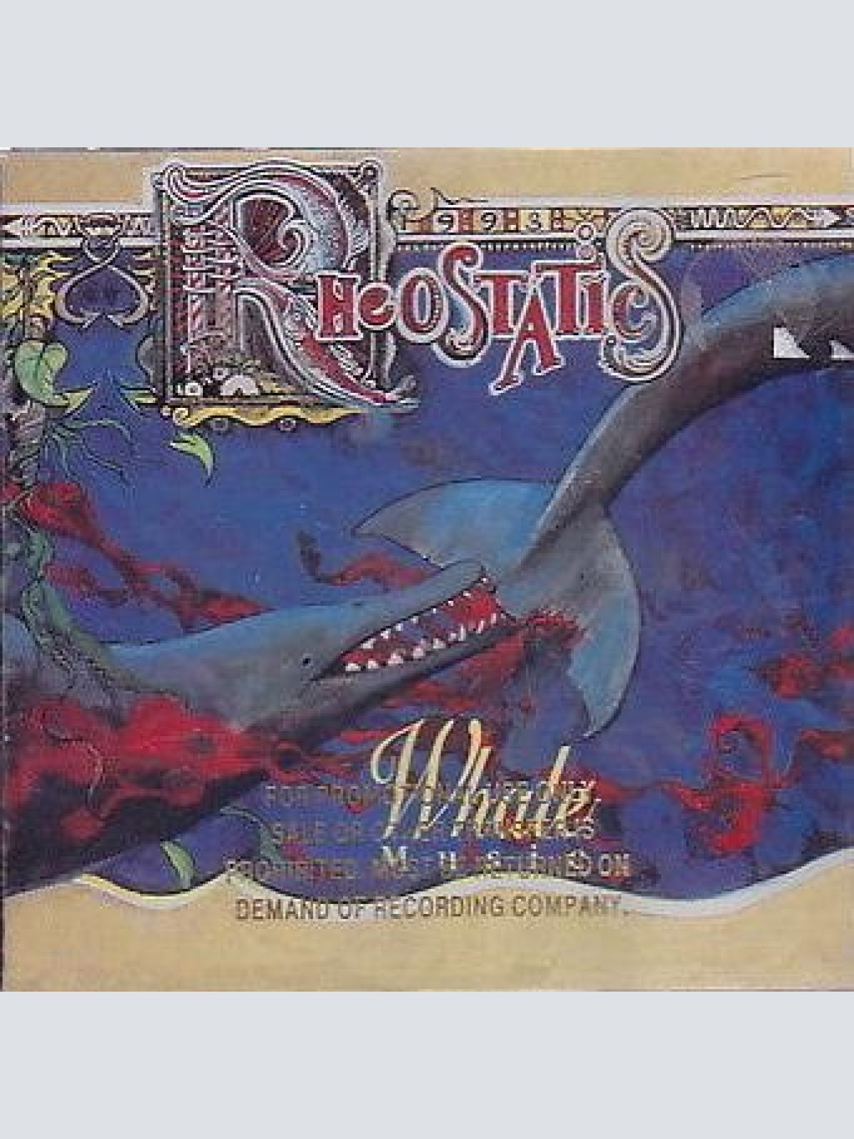 CD, Album, Promo Rheostatics - Whale Music