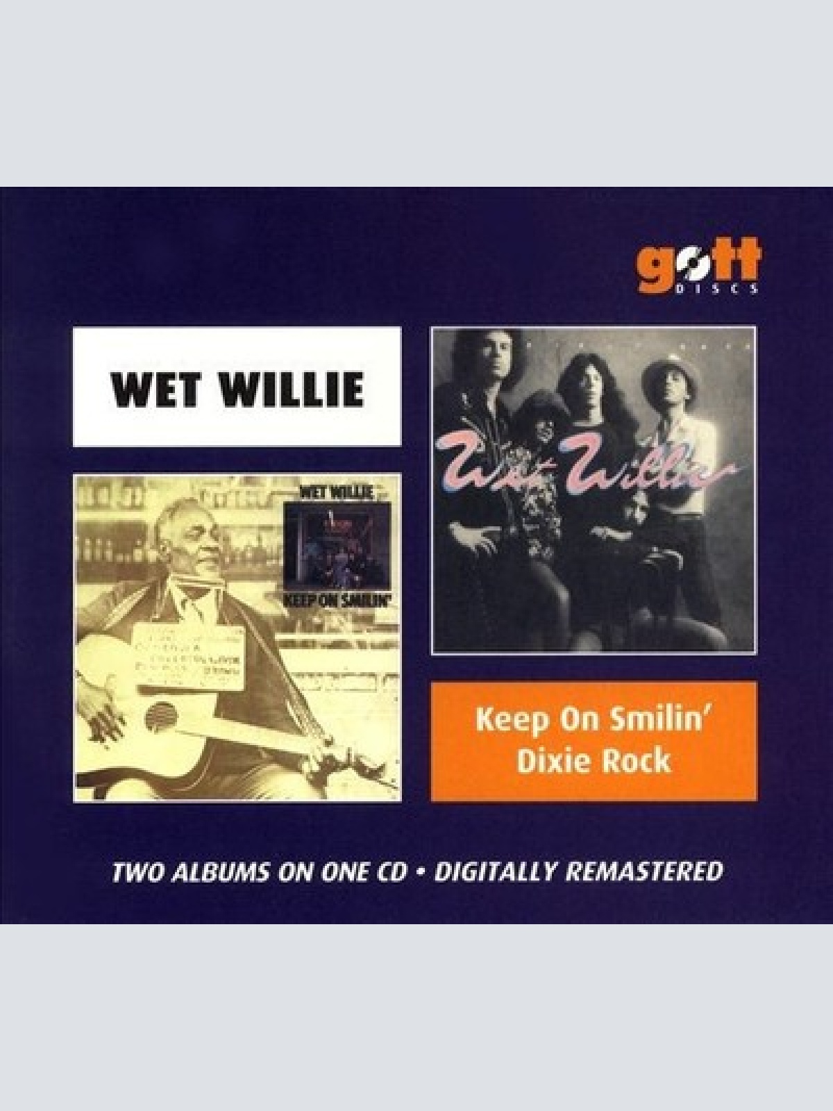 CD, Comp, RM Wet Willie - Keep On Smilin' / Dixie Rock