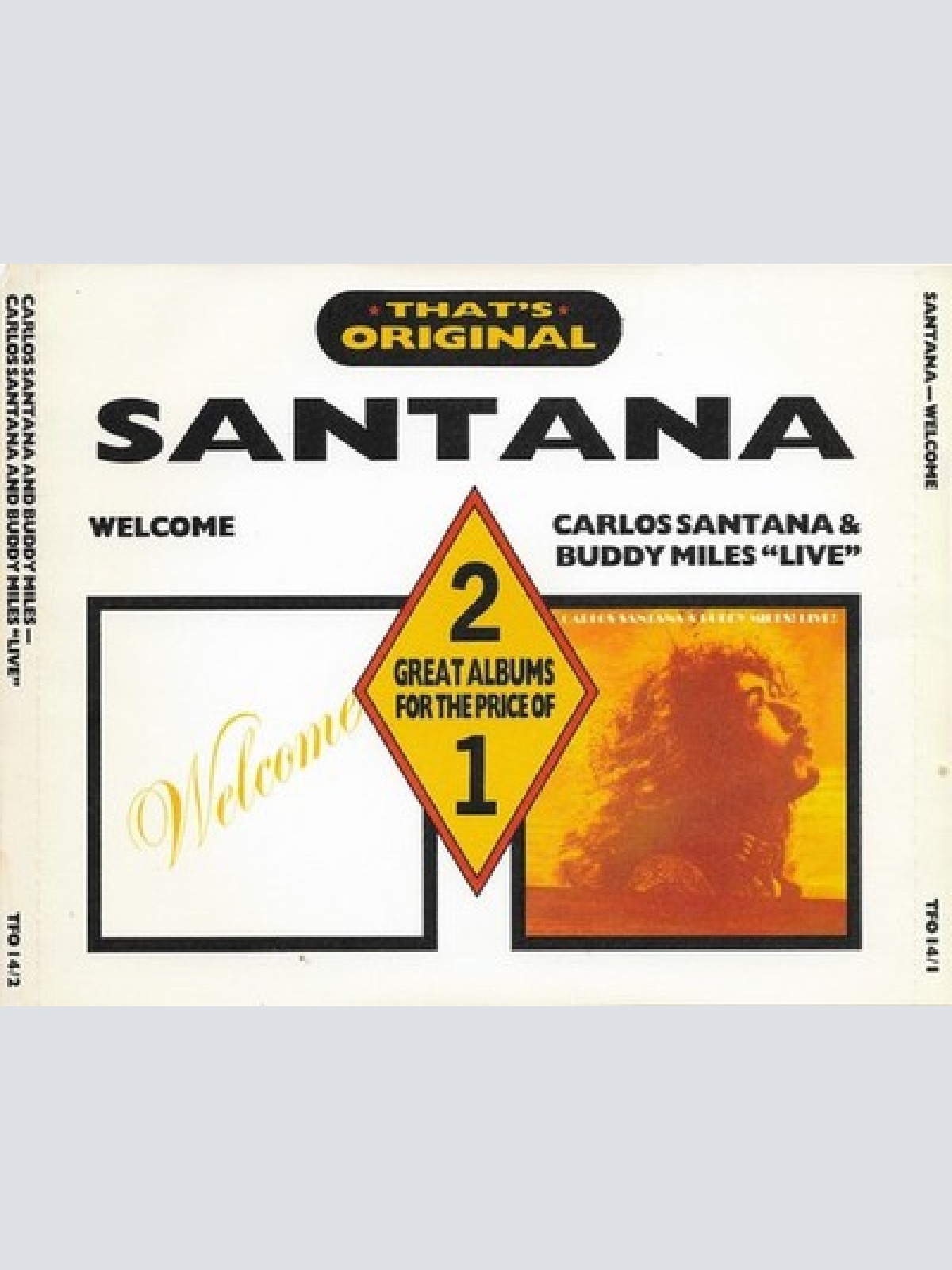 CD, Album, RE + CD, Album, RE + Comp Santana / Carlos Santana And Buddy Miles...