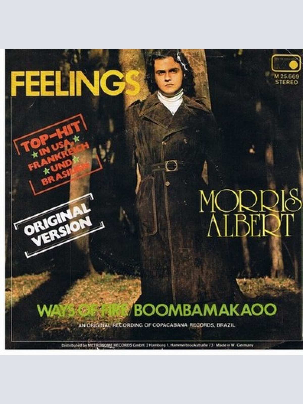 7", Single Morris Albert - Feelings
