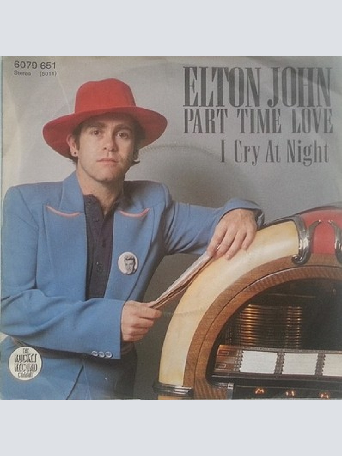 7" Elton John - Part Time Love / I Cry At Night