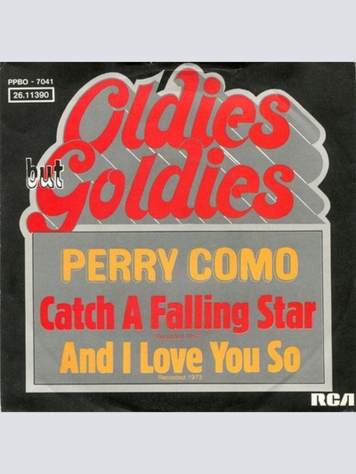 7" Perry Como - Catch A Falling Star / And I Love You So