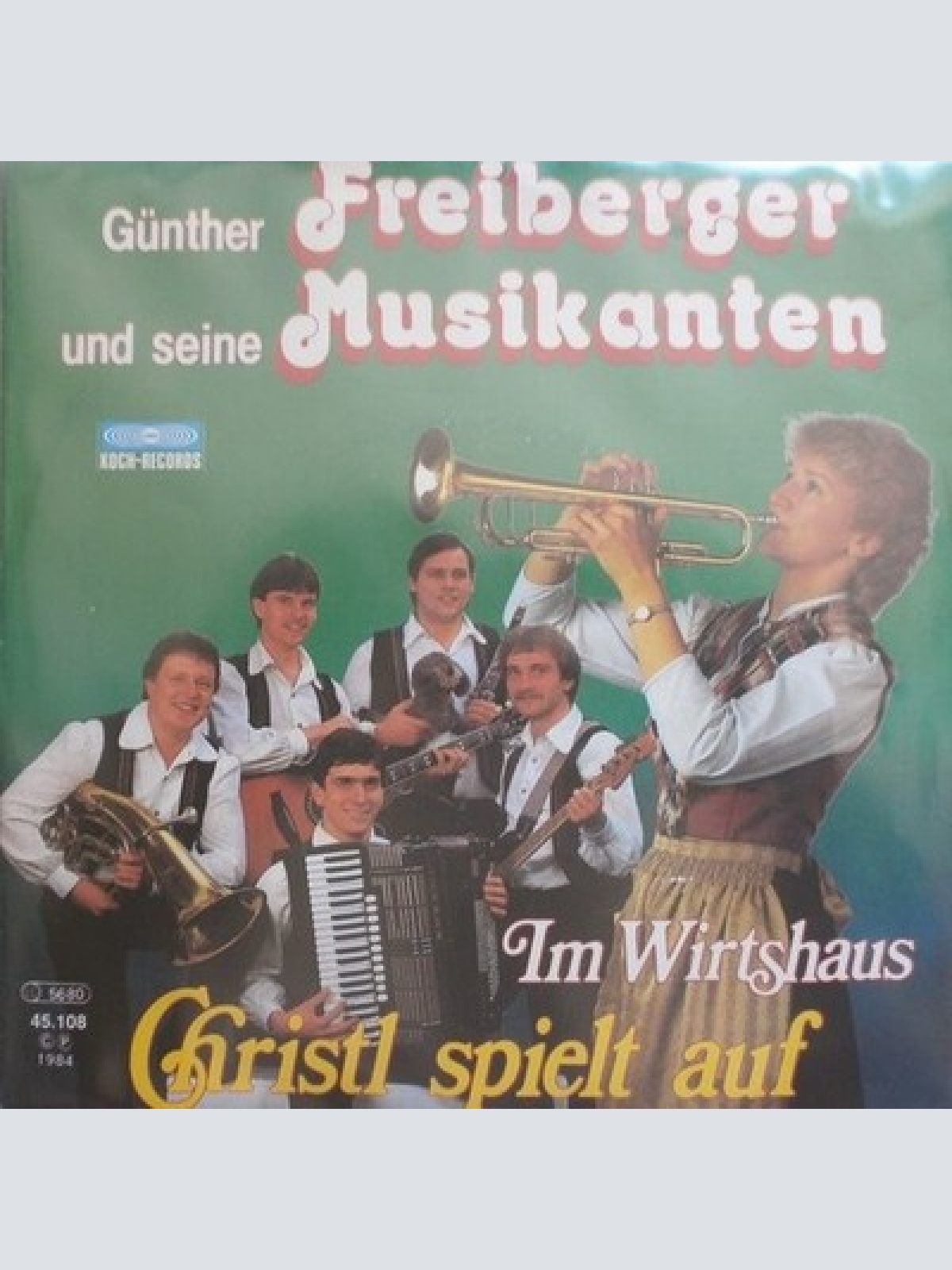 7" Günther Freiberger Und Seine Musikanten* - Christl Spielt Auf
