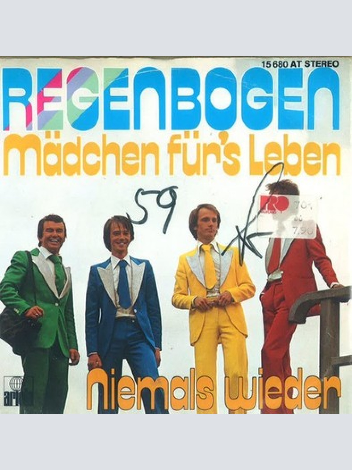 7", Single Regenbogen (3) - Mädchen Für's Leben