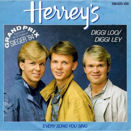 7", Single Herrey's* - Diggi Loo / Diggi Ley