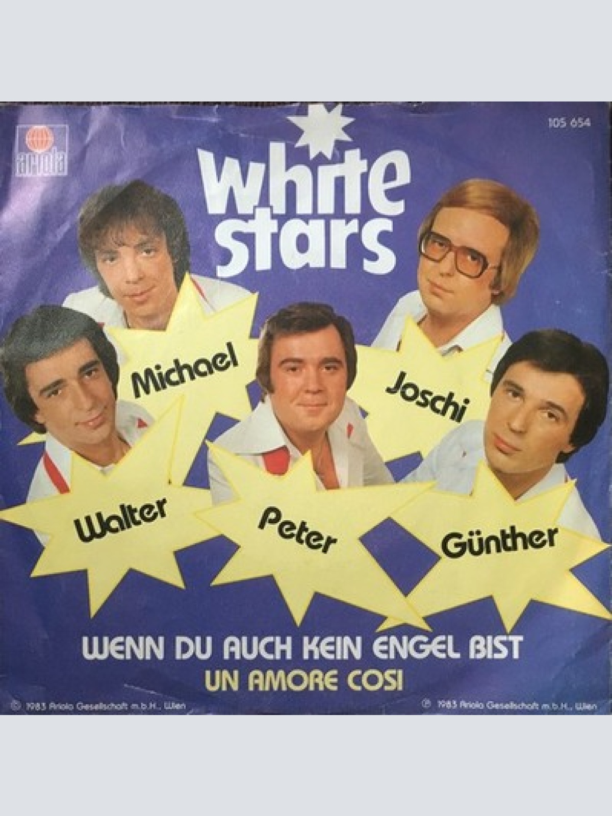 7", Single White Stars - Wenn Du Auch Kein Engel Bist