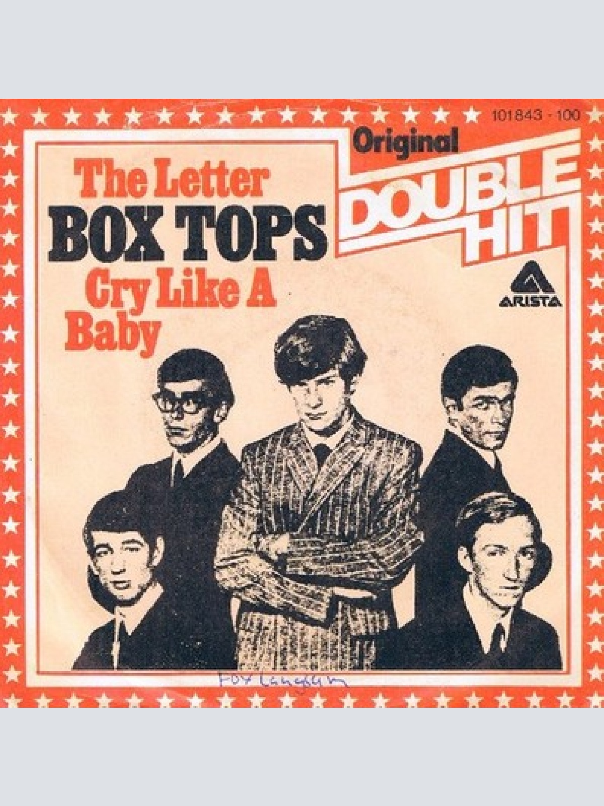7", Single Box Tops - The Letter / Cry Like A Baby
