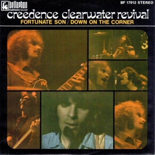 7", Single Creedence Clearwater Revival - Fortunate Son / Down On The Corner