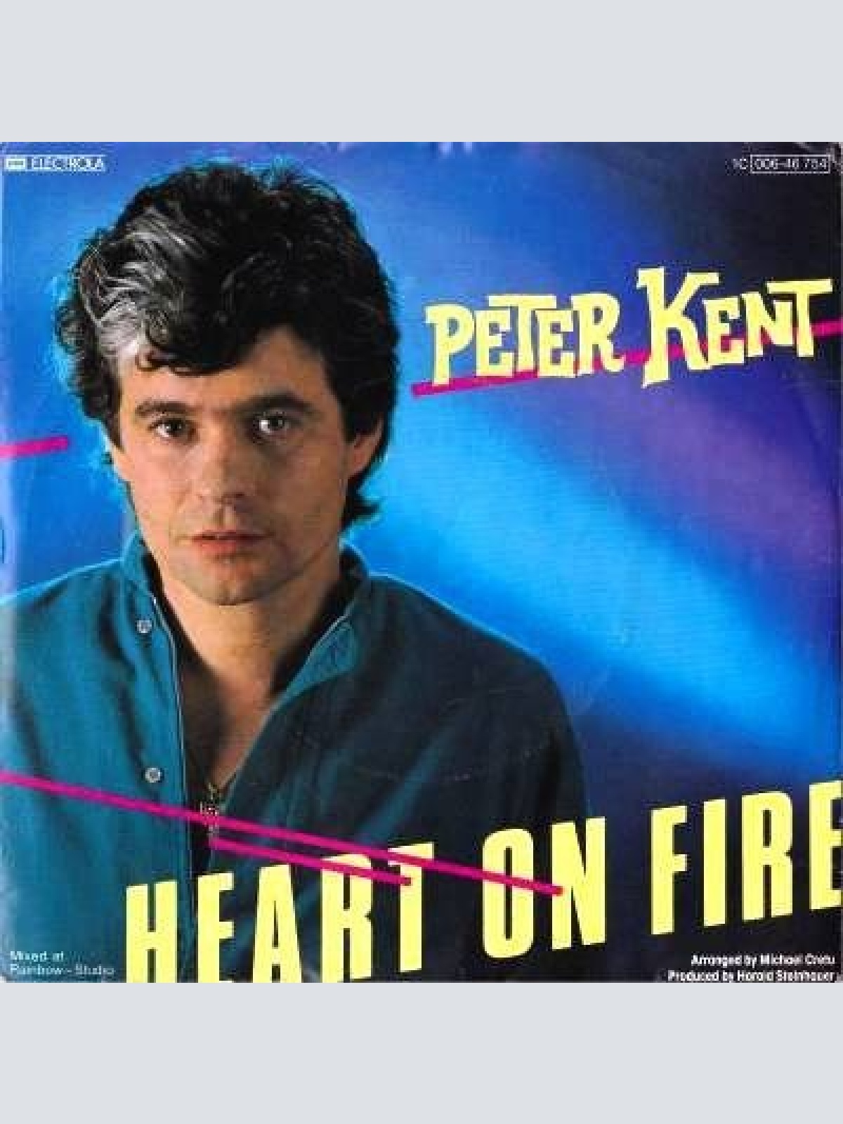7", Single Peter Kent - Heart On Fire