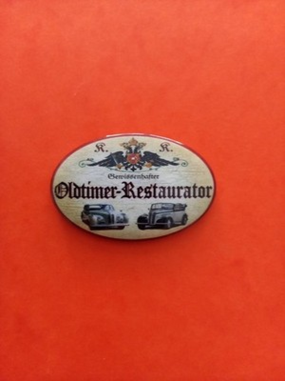 Nostalgie KuK Flaschenöffner Magnet Gewissenhafter Oldtimer Restaurator