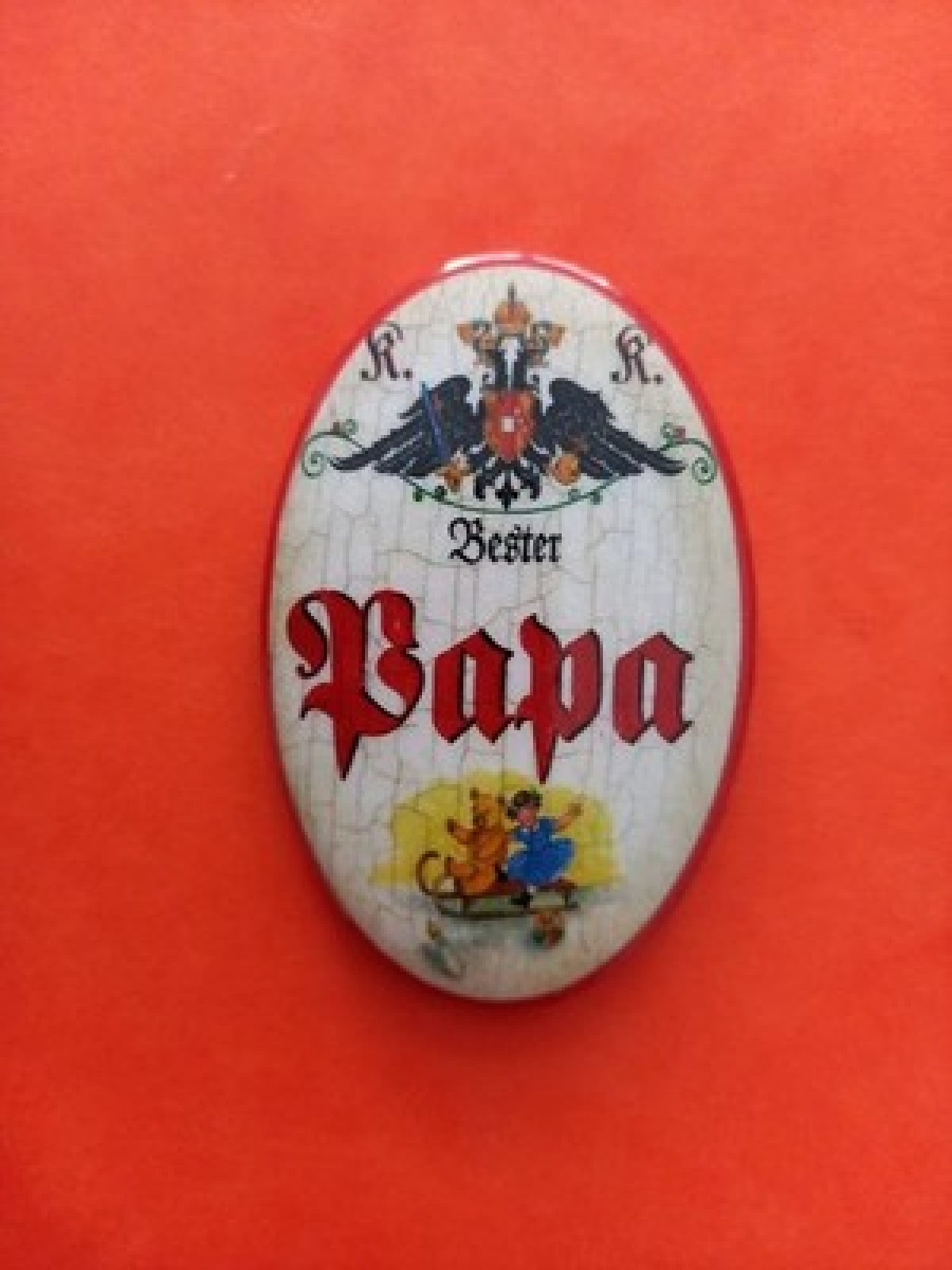 Nostalgie KuK Flaschenöffner Magnet Bester Papa