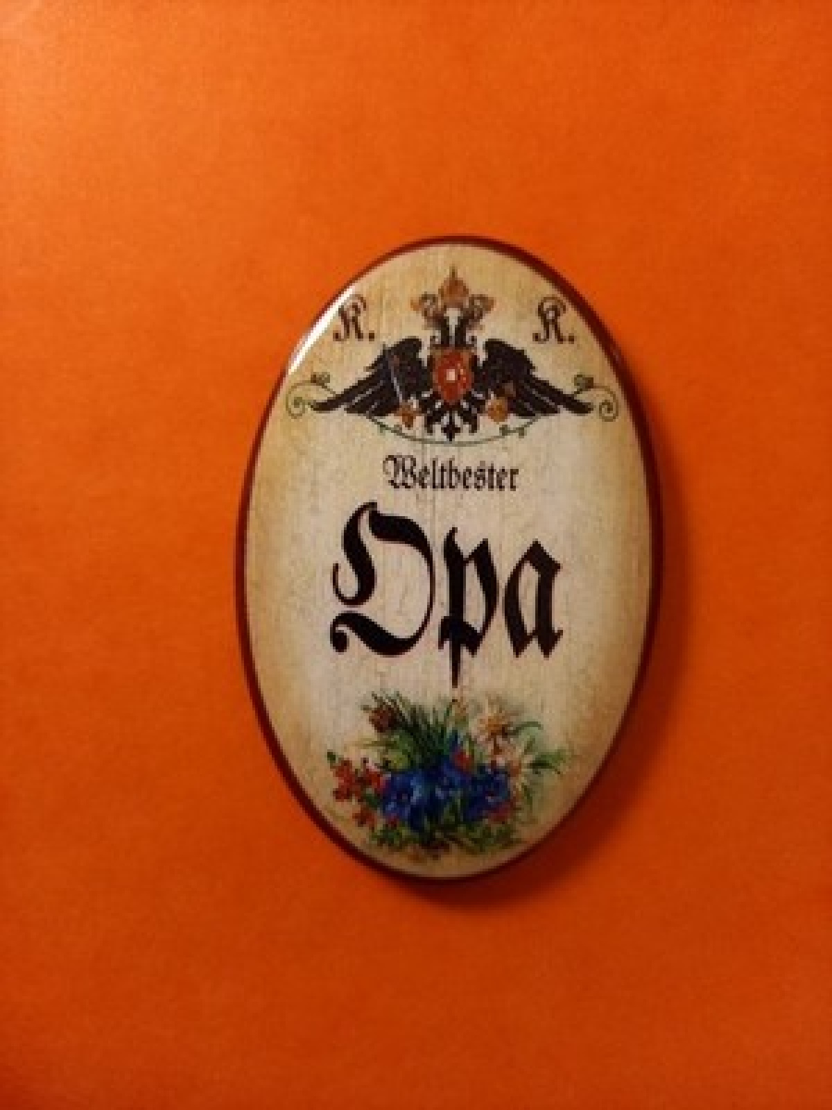 Nostalgie KuK Flaschenöffner Magnet Weltbester Opa