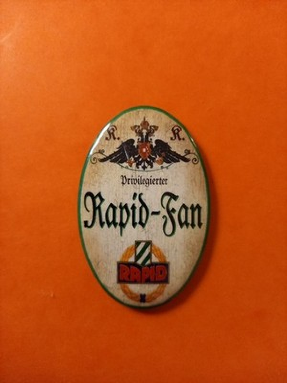 Nostalgie KuK Flaschenöffner Magnet Privilegierter Rapid Fan