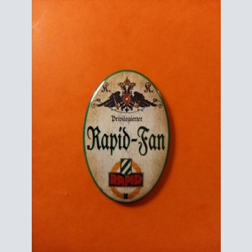 Nostalgie KuK Flaschenöffner Magnet Privilegierter Rapid Fan