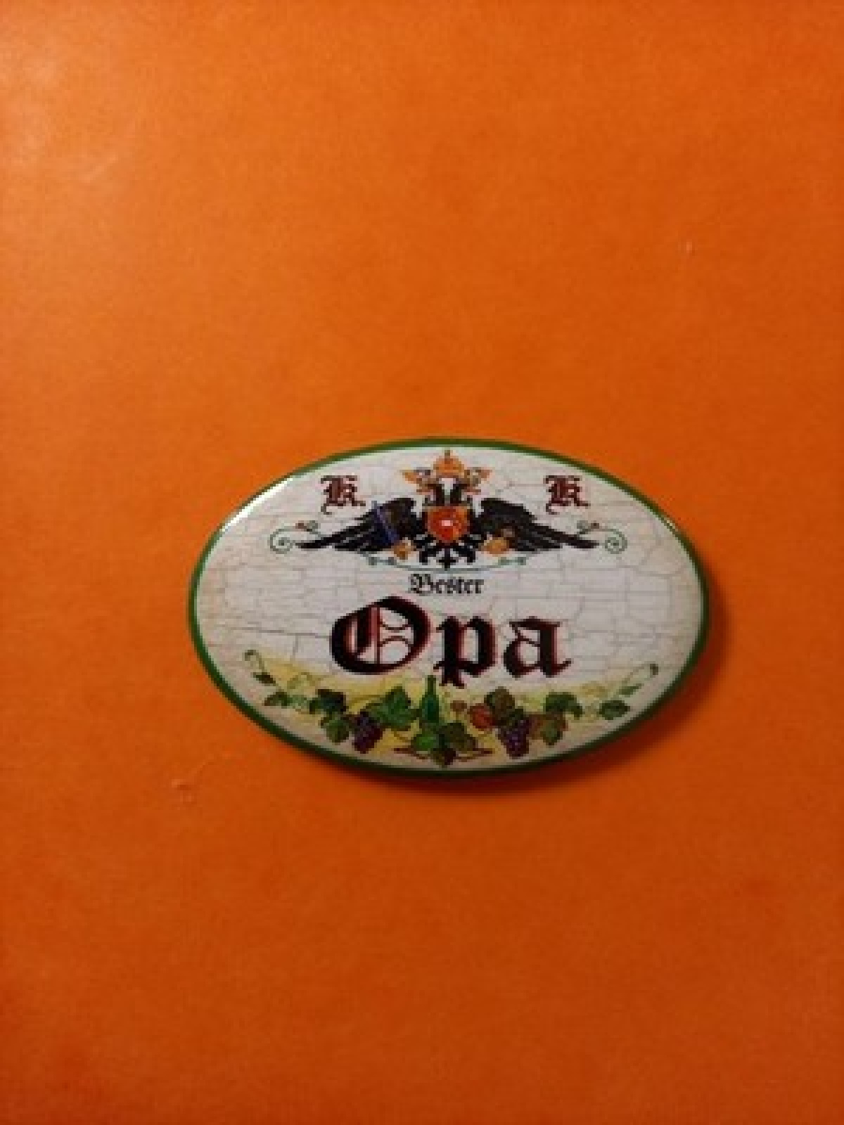 Nostalgie KuK Flaschenöffner Magnet Bester Opa