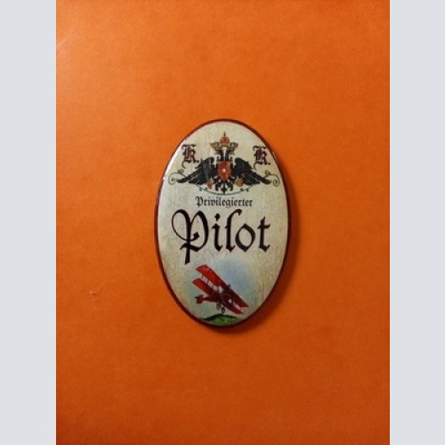 Nostalgie KuK Flaschenöffner Magnet Privilegierter Pilot