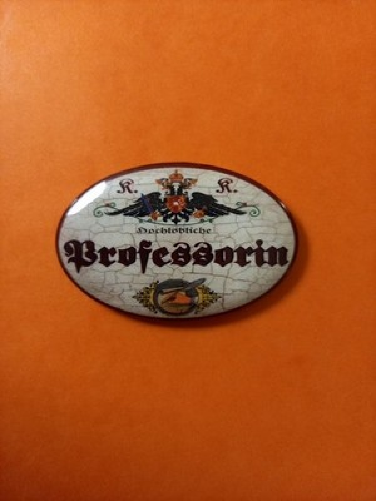 Nostalgie KuK Flaschenöffner Magnet Hochlöbliche Professorin