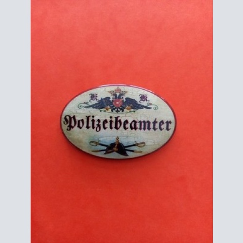 Nostalgie KuK Flaschenöffner Magnet Polizeibeamter