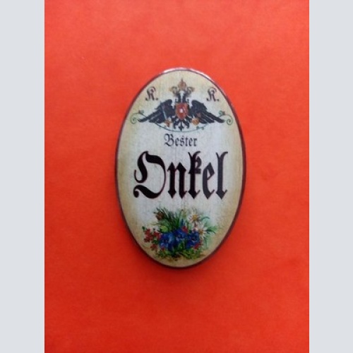 Nostalgie KuK Flaschenöffner Magnet Bester Onkel