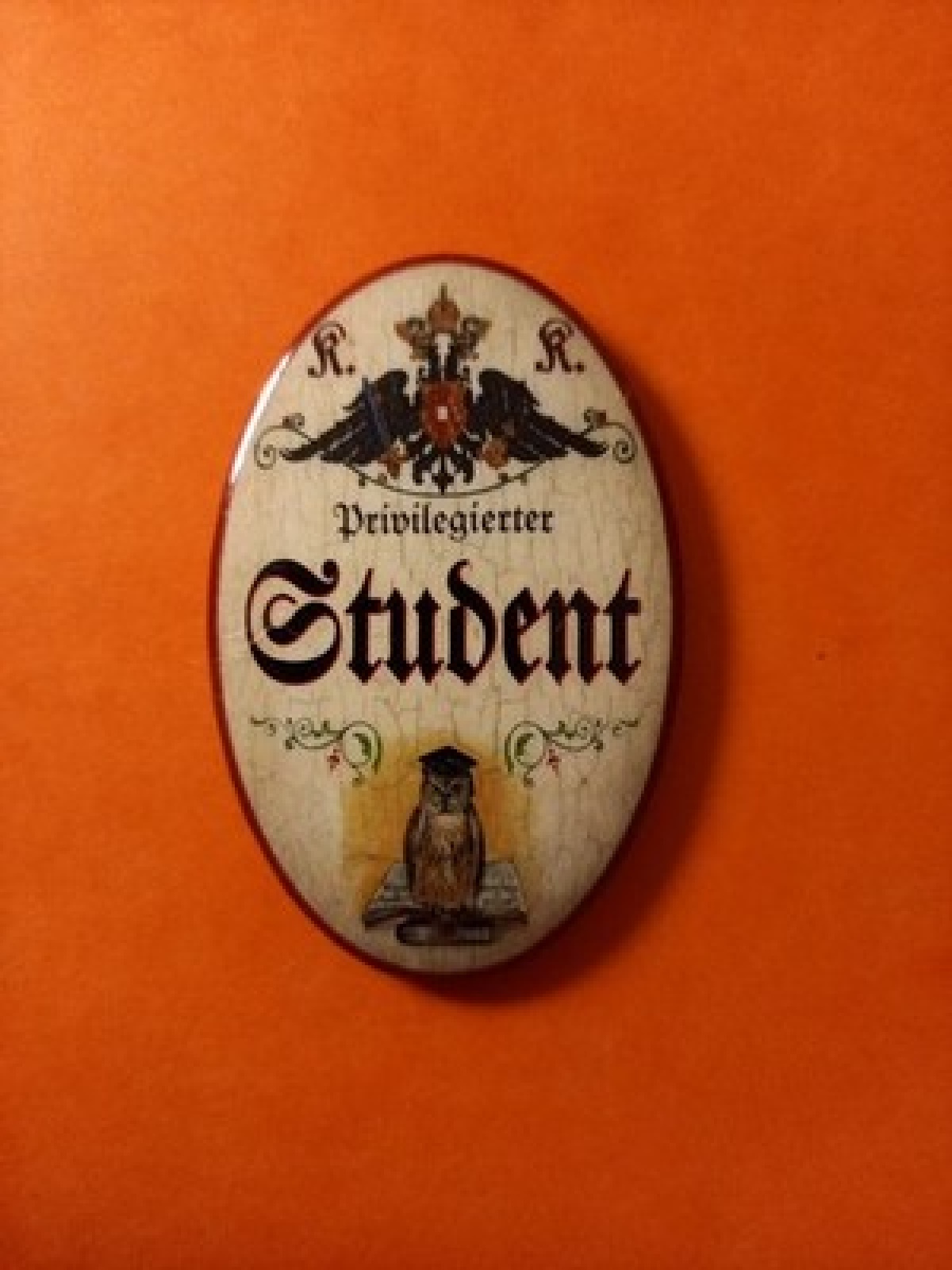 Nostalgie KuK Flaschenöffner Magnet Privilegierter Student