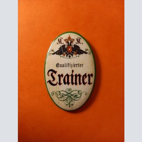 Nostalgie KuK Flaschenöffner Magnet Qualifizierter Trainer