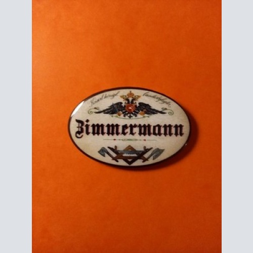 Nostalgie KuK Flaschenöffner Magnet Landesbefugter Zimmermann