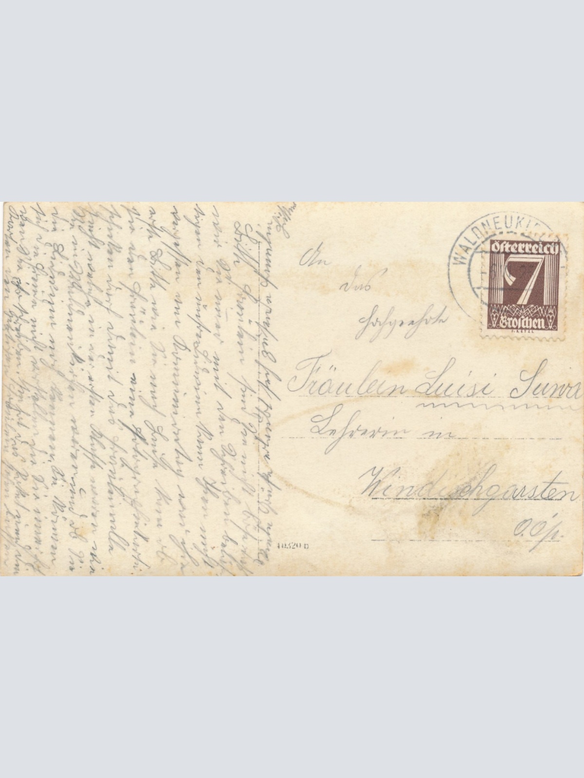 AK aus Waldneukirchen Erstkommunion Ansichtskarte (16873)