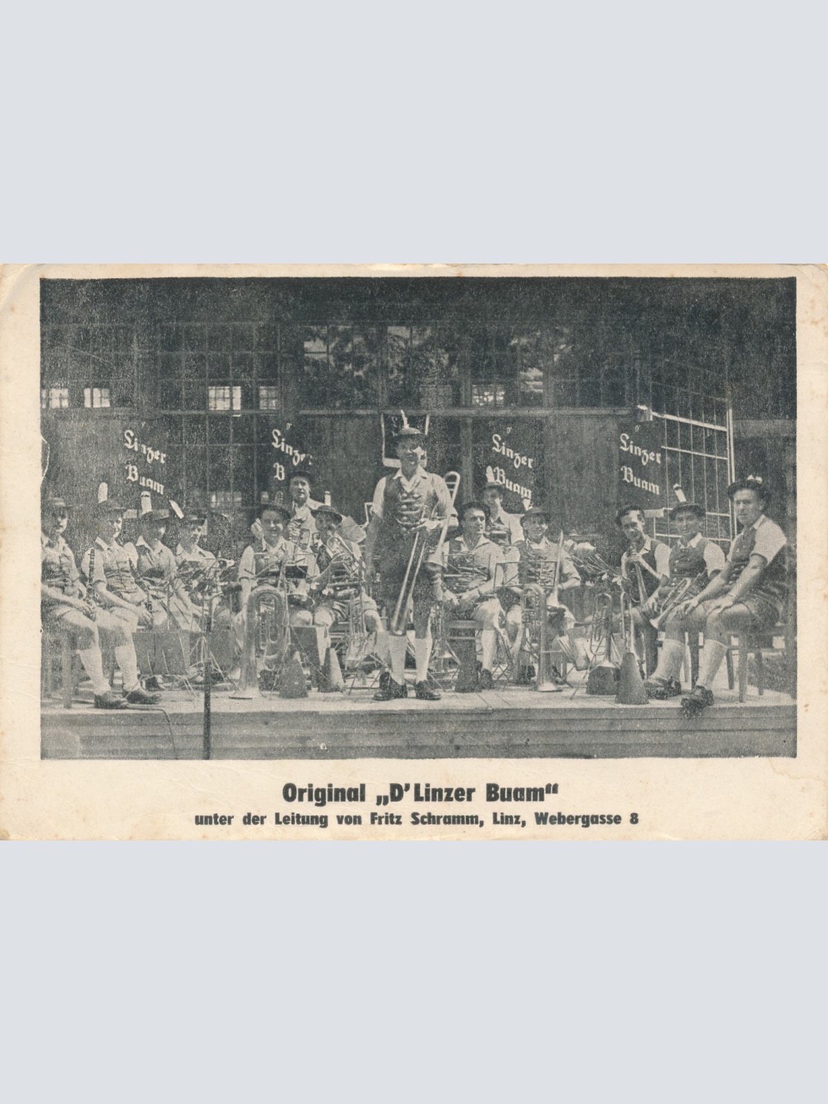 AK Original D´Linzer Buam aus Linz Oberösterreich Ansichtskarte (16862)