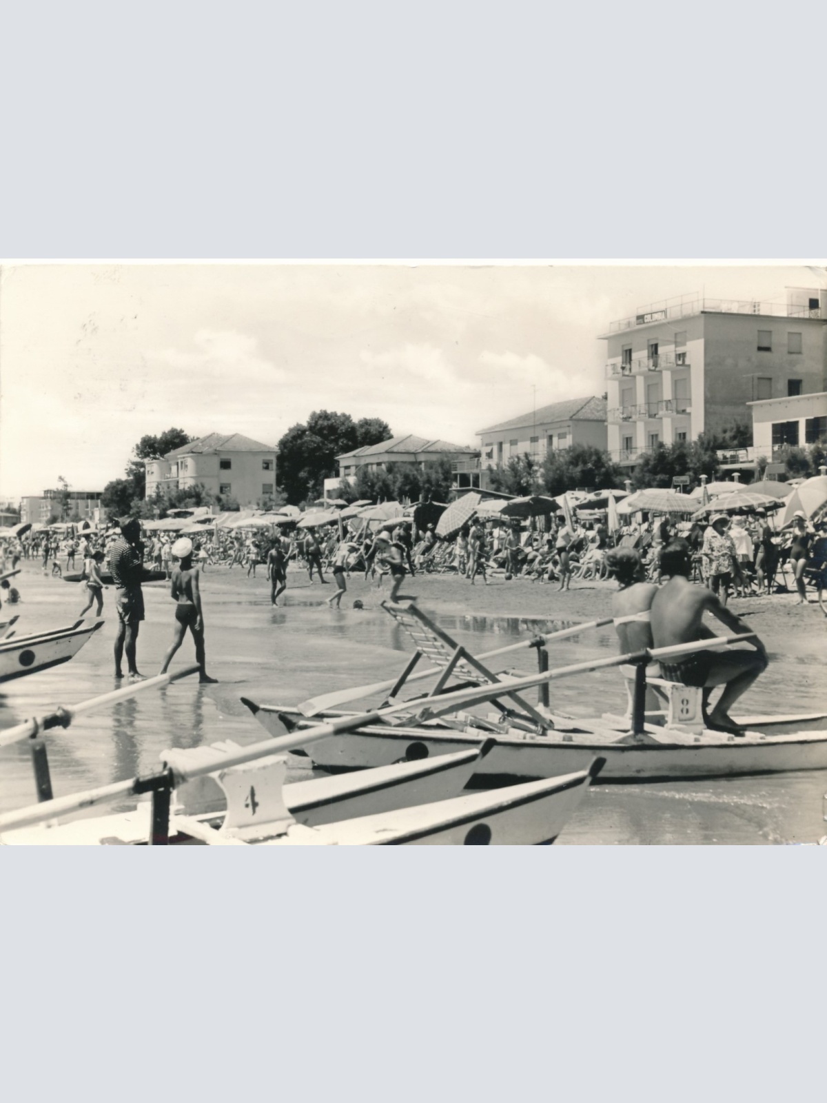 AK aus Lido di Iesolo Hotel Columbia Italien Ansichtskarte (17101)