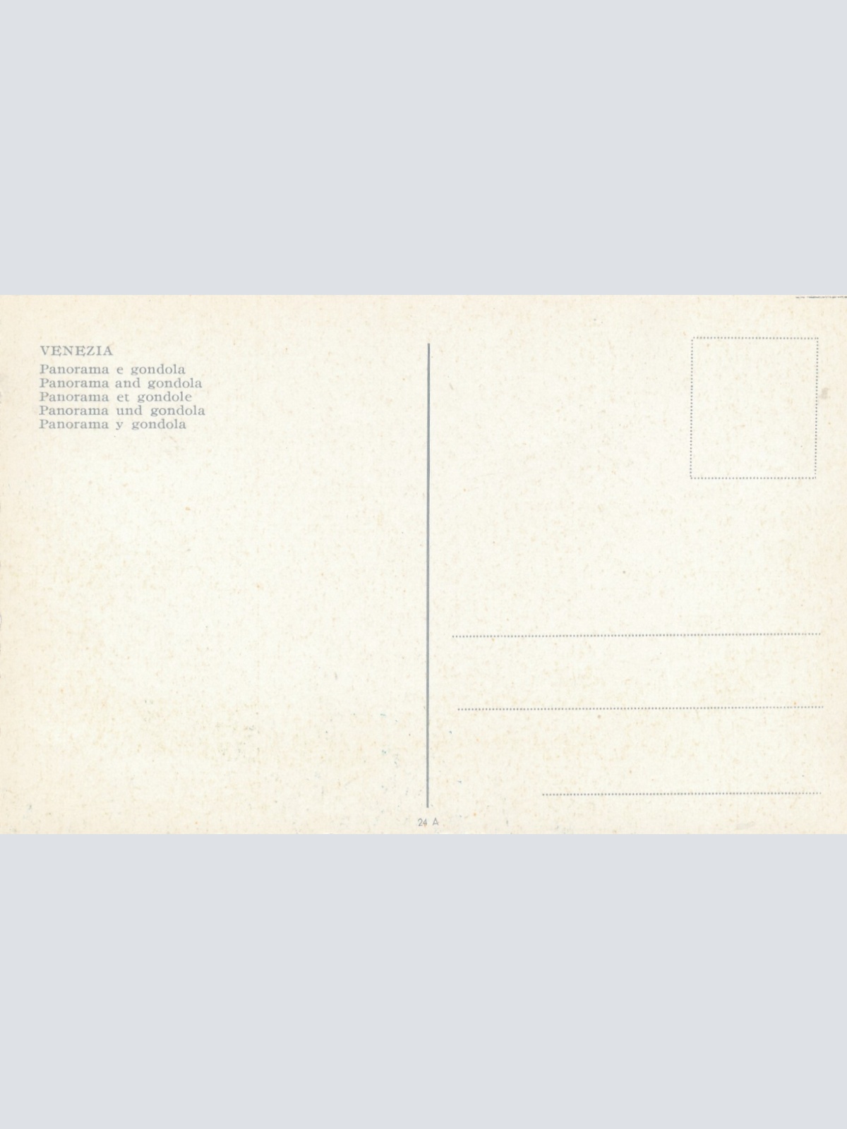 AK aus Venezia - Venedig Italien Ansichtskarte (17104)