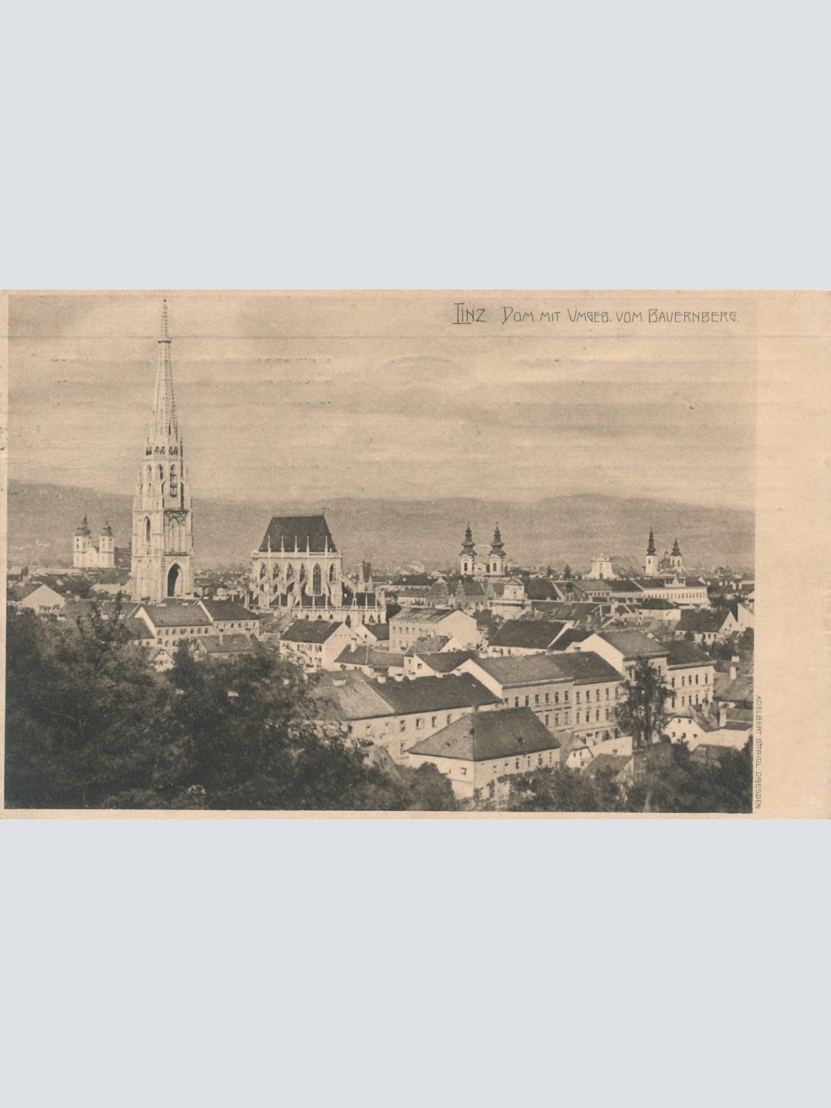 AK aus Linz mit Dom Oberösterreich Ansichtskarte (17129)