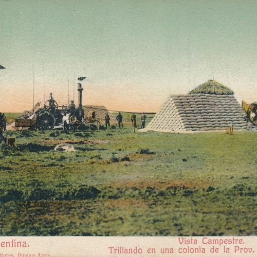 AK aus Argentinien Männer bei der Arbeit Ansichtskarte (16921)