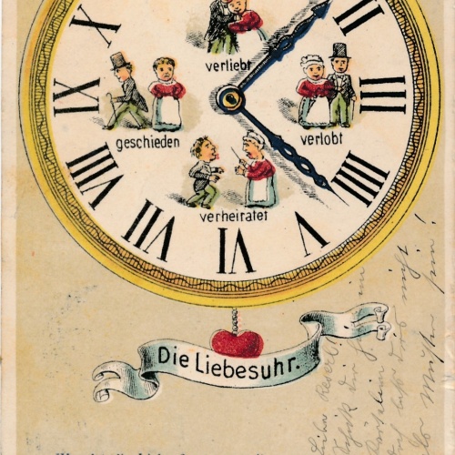AK die Liebesuhr Ansichtskarte (16932)