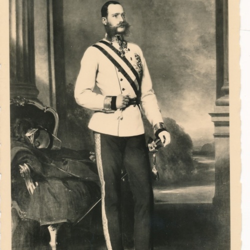 AK Militaria Kaiser Franz Josef nach dem Gemälde Ansichtskarte (16977)