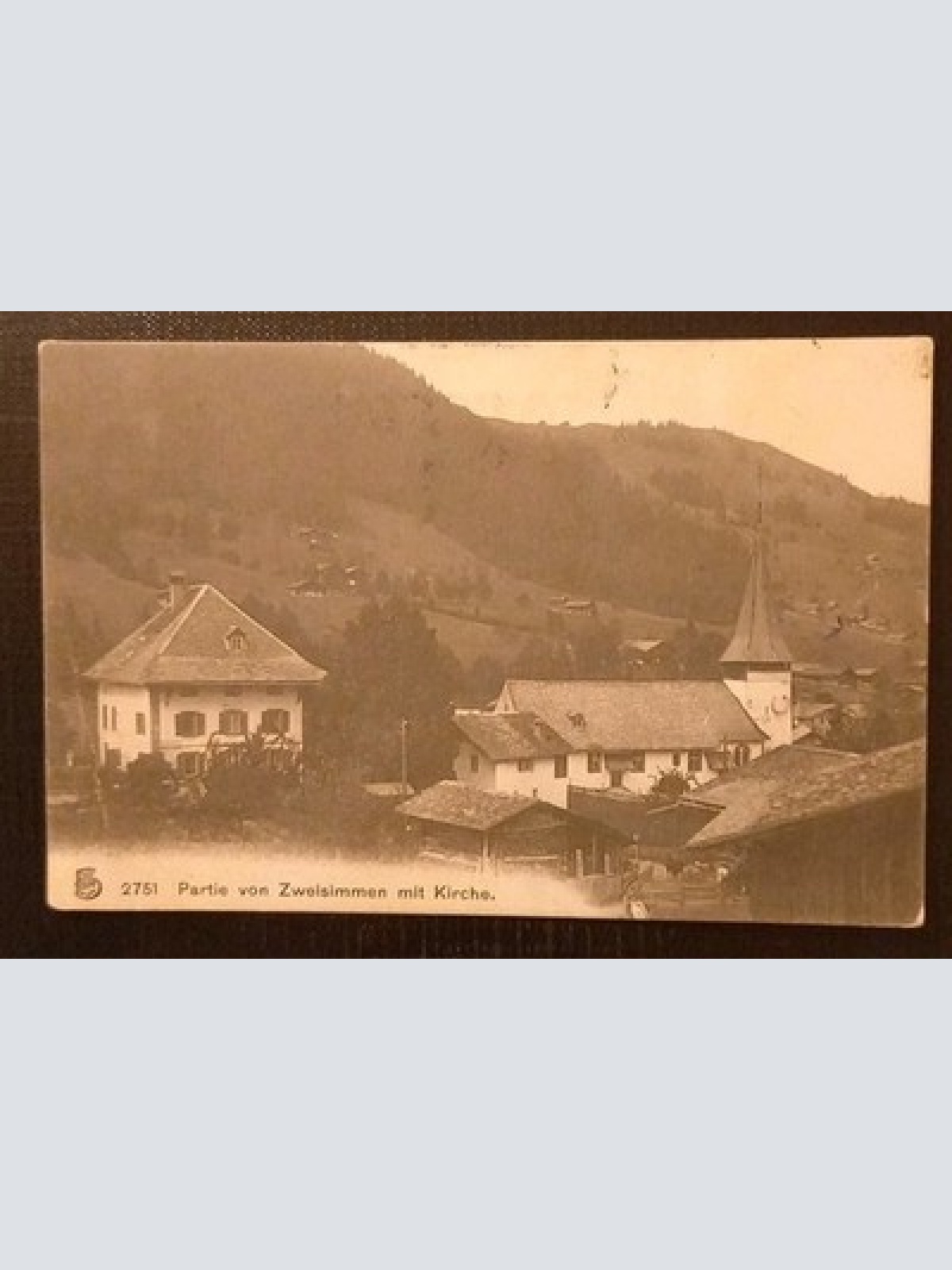 Zweisimmen Mit Kirche Schweiz Gr A0001 K
