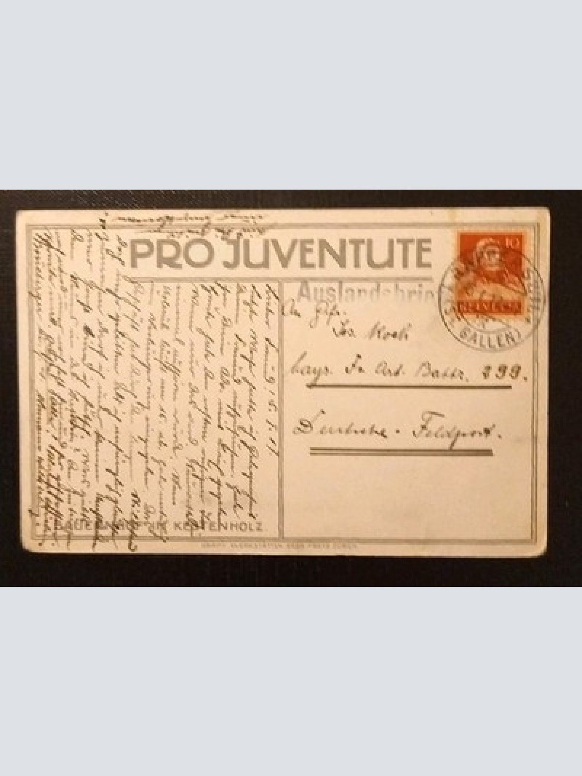 Bauernhof Im Kestenholz St.Gallen Reiter Mit Pferden Pferd  Gr A0003 K