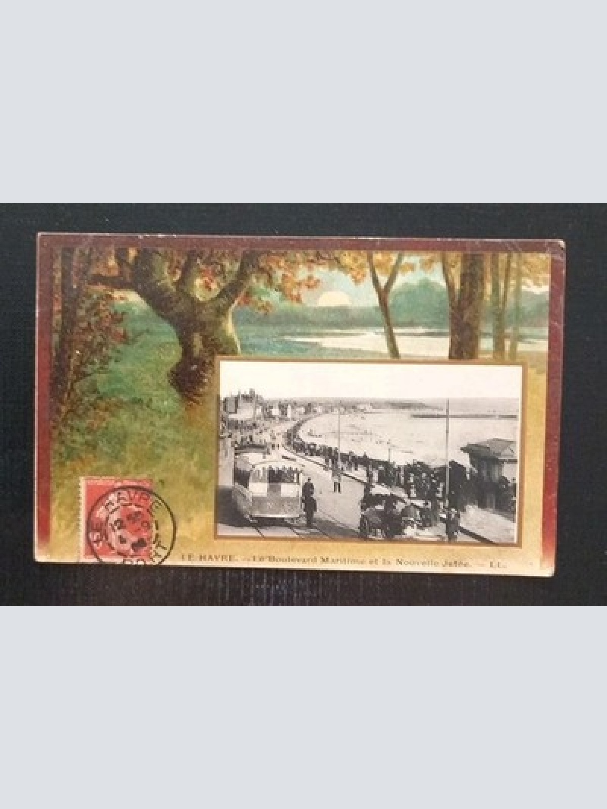 Le Havre Le Boulevard Maritime Straßenbahn Frankreich Gr A0010 K