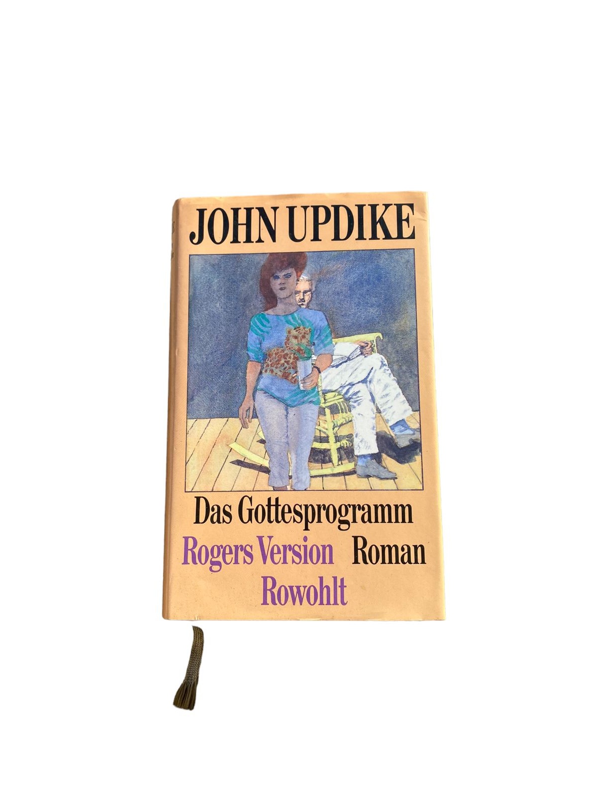 John Updike DAS GOTTESPROGRAMM Rogers Version ; Roman HC +Abb