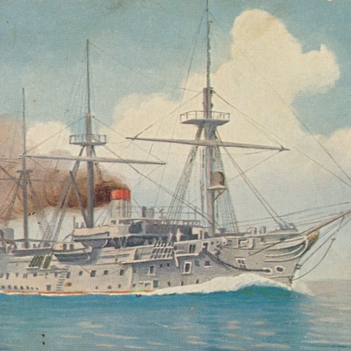 AK Deutsches Torpedoschiff Blücher 1877 Ansichtskarte (16990)