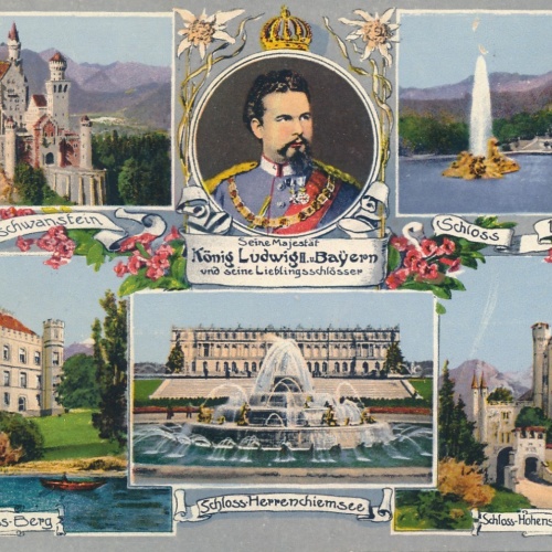 AK vom König Ludwig II Bayern Ansichtskarte (16991)