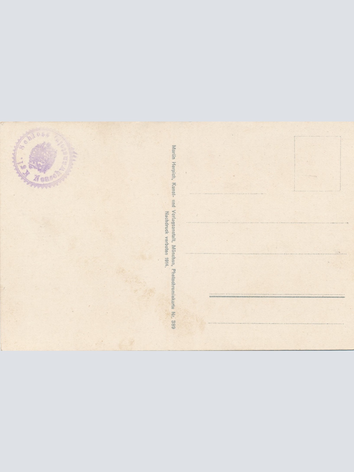 AK vom König Ludwig II Bayern Ansichtskarte (16991)