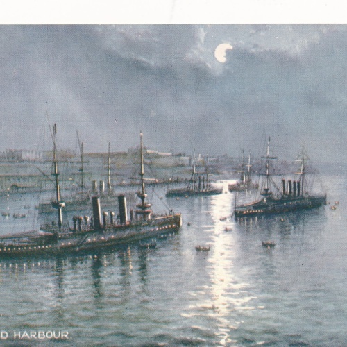 AK Malta Grand Habour ,Schiffe Boote, Ansichtskarte (17052)