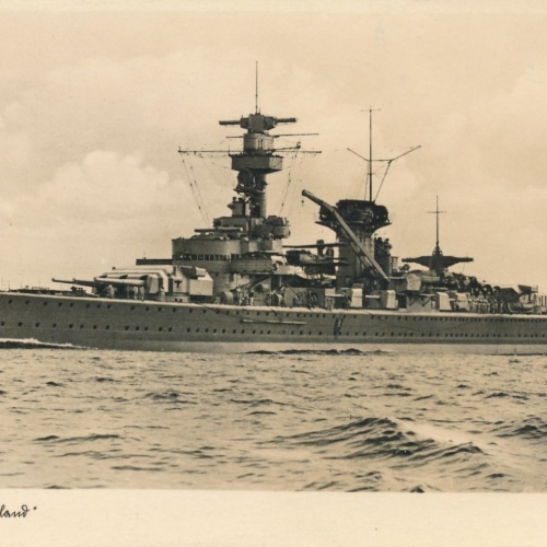 AK Panzerschiff Deutschland Schiffe Boote, Ansichtskarte (17059)