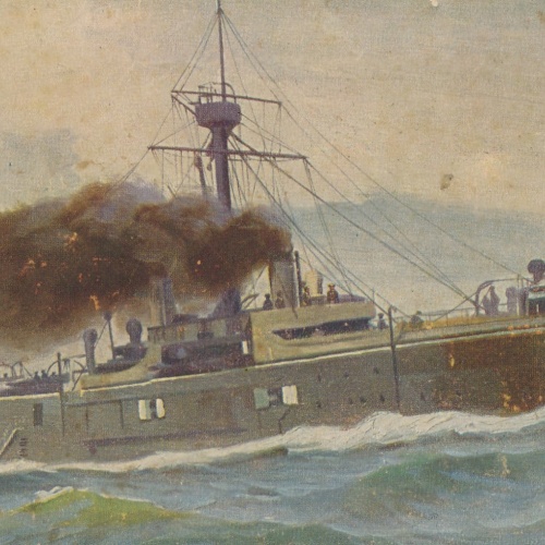 AK S.M. Linienschiff Oldenburg 1884 ,Schiffe Boote, Ansichtskarte (17050)