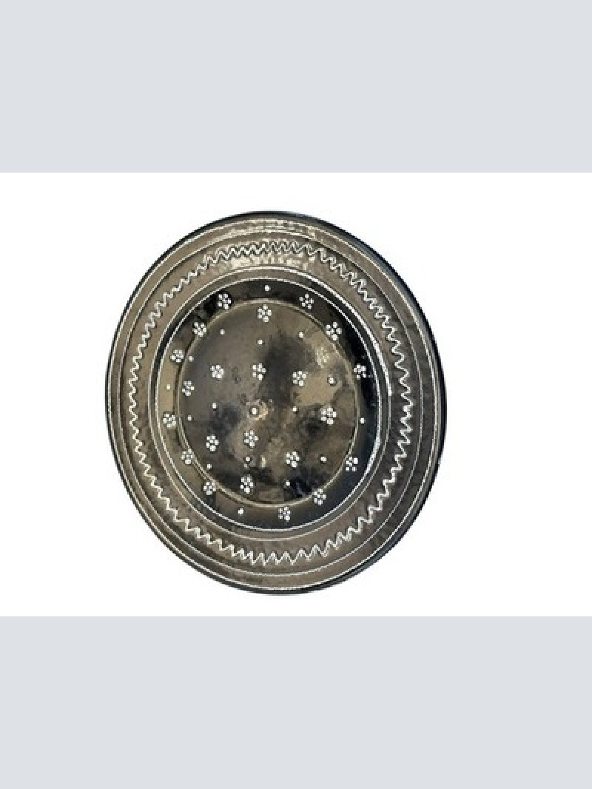 Gmundner Keramik Dirndl blau Speiseteller Servierteller 28 cm