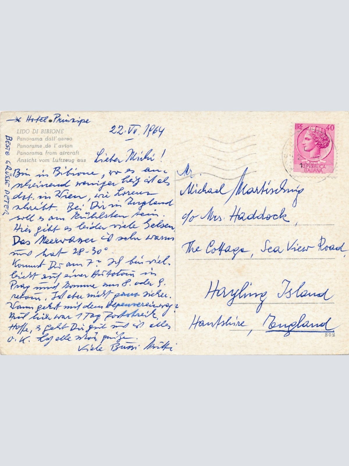 AK aus Lido di Bibione Italien Ansichtskarte (17092)