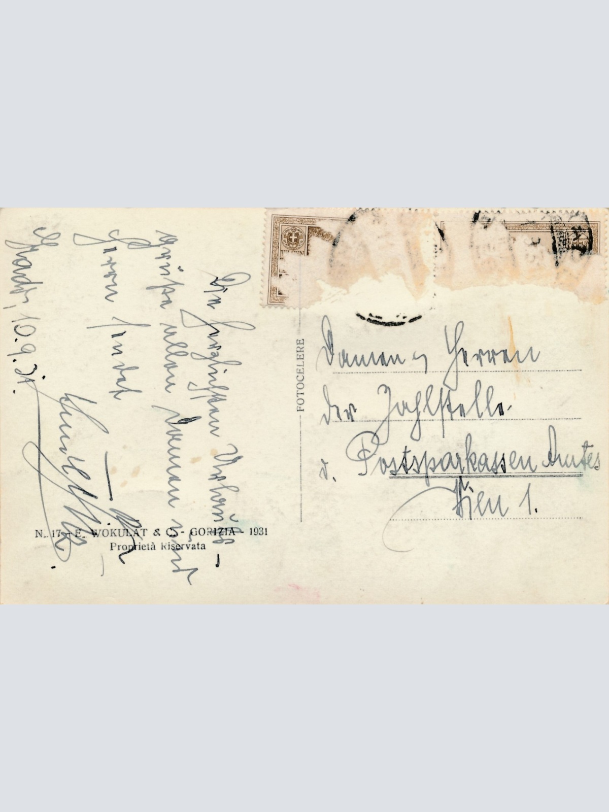 AK aus Grado Spiaggia Nellora del Bagno Italien Ansichtskarte (17091)