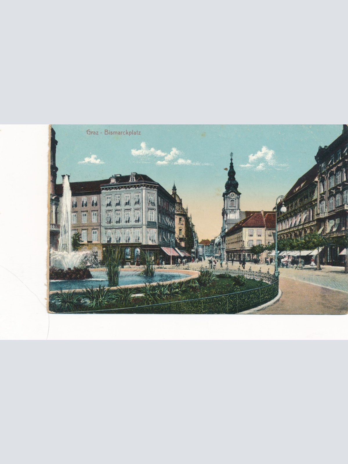 AK aus Graz Bismarckplatz Steiermark Ansichtskarte (17169)