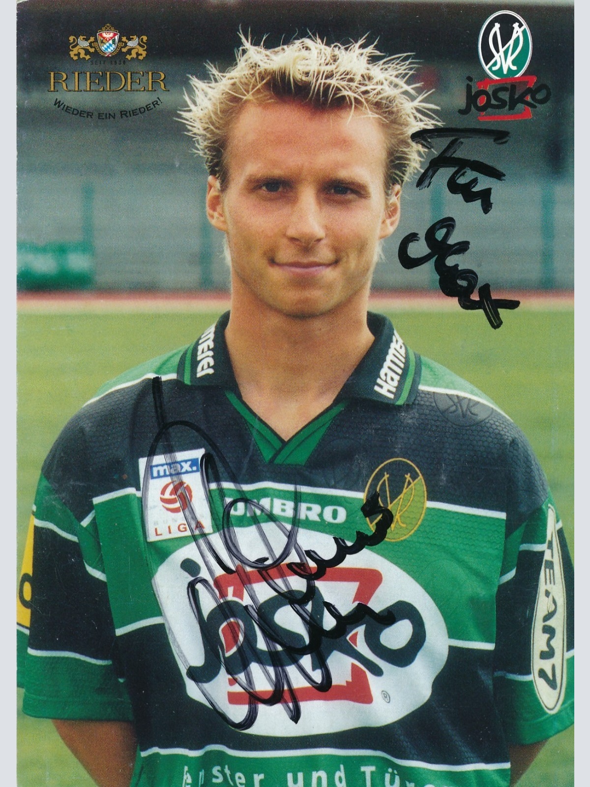 AK Autogrammkarte von Tino Wawra Ansichtskarte (17223)