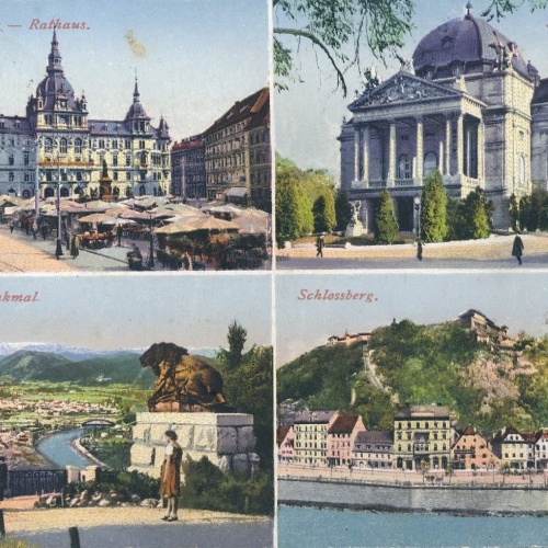 AK aus Graz Steiermark Ansichtskarte (17232)